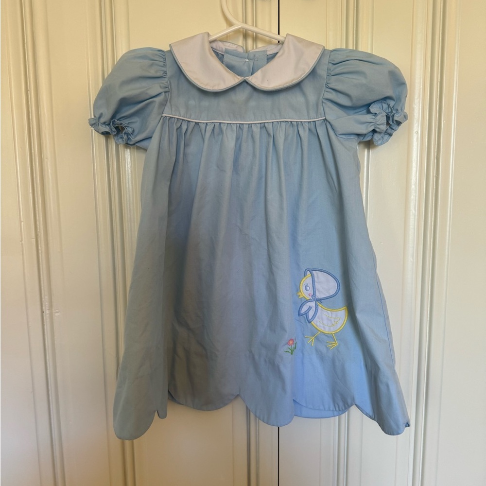 The Beaufort Bonnet Company Light Blue Duck Dress - Excellent condition 18-24 mo